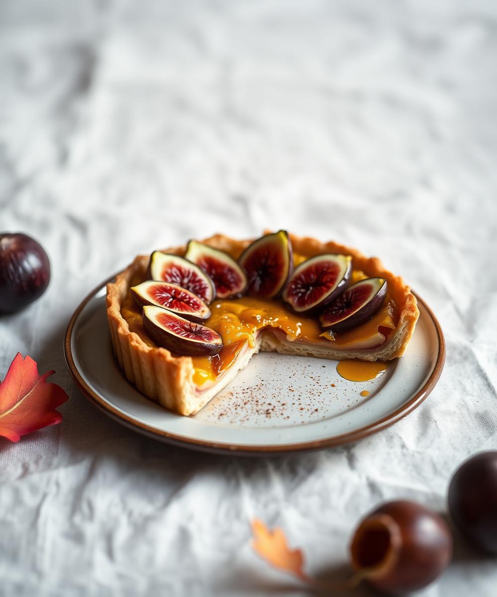 Fresh Fig & Honey Tart